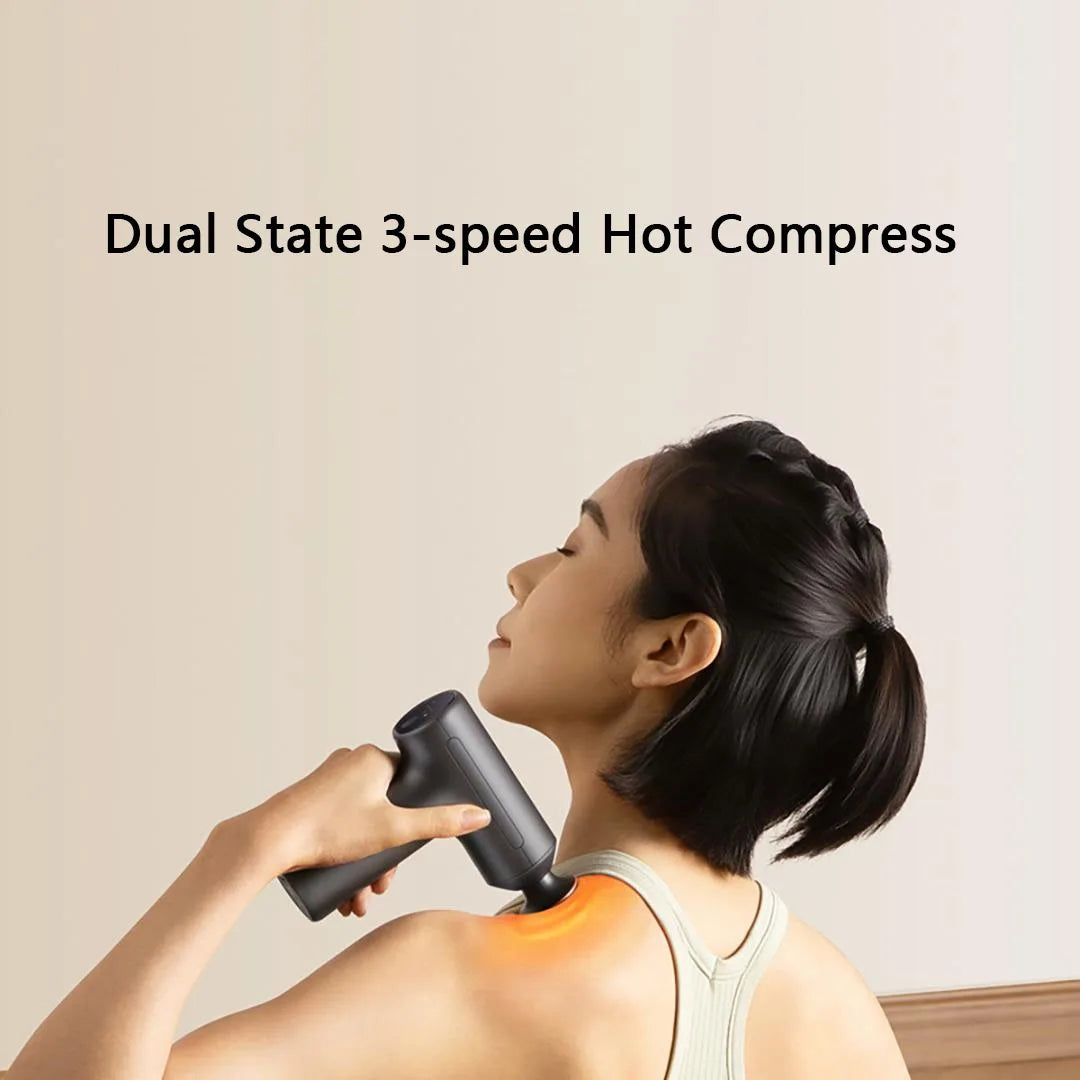 Xiaomi Mijia Hot Compress Fascia Gun H3 Mini Version 12kg Strong Thrust Deep Massage Sports Fitness Muscle Portable Massager New