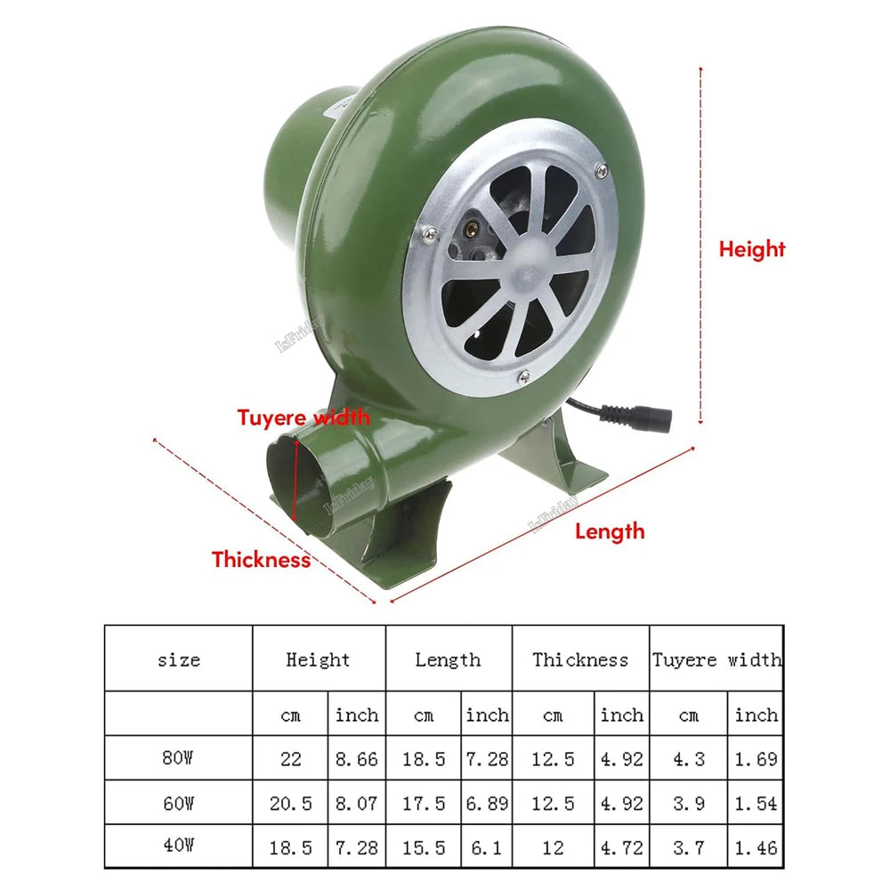 Electric Blower Fan BBQ Fan