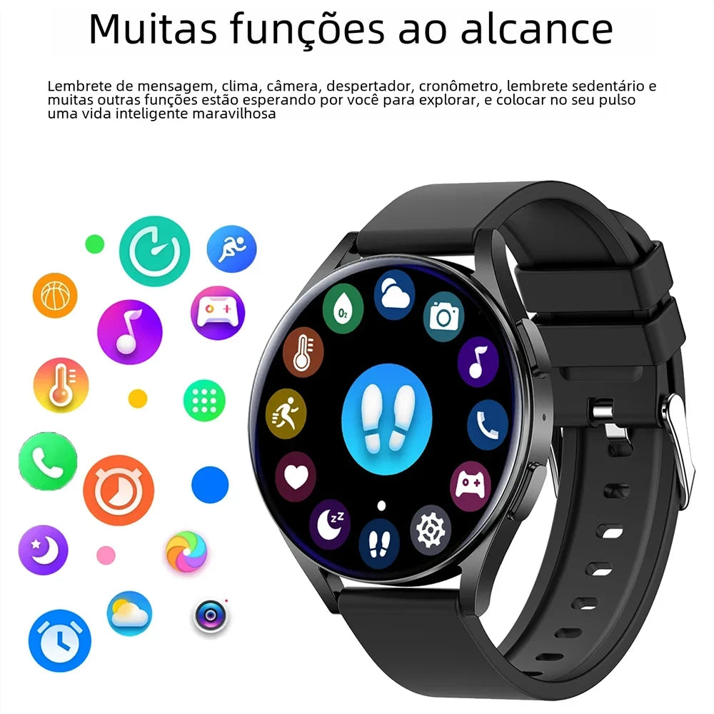 KESHUYOU 2025 New Women's Fashion Smart Watch 6 Bluetooth Calling Health Monitoring Alarm Men's Sports Smartwatch