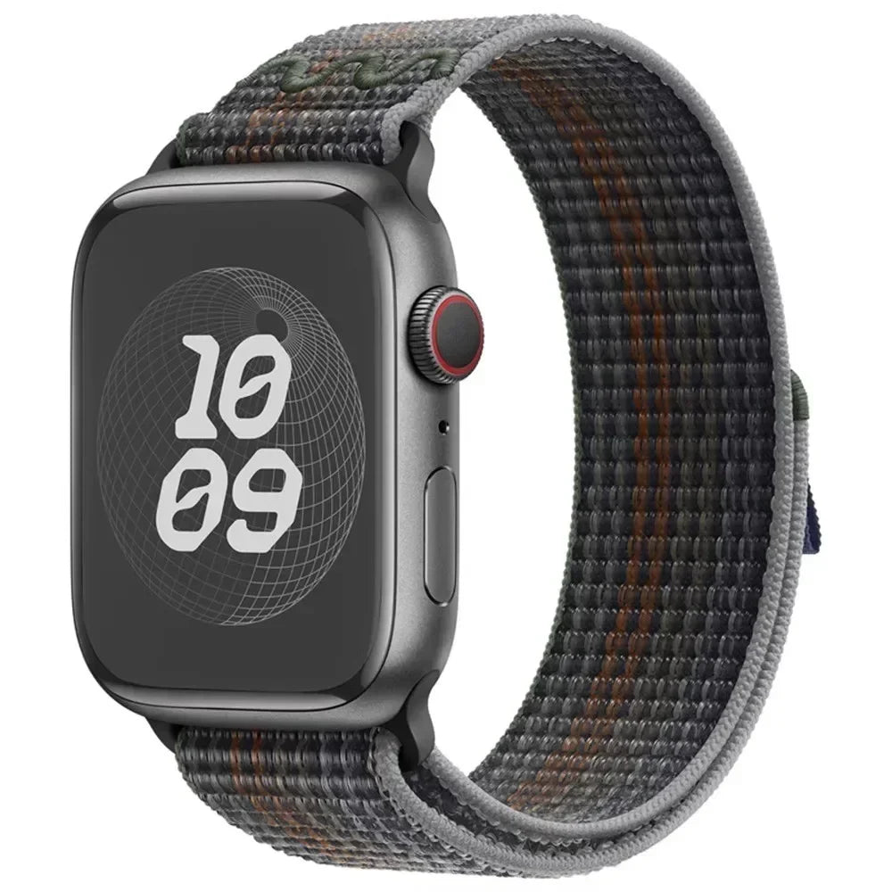 for Apple Watch Band 49mm 45mm 44mm 46mm  41mm 42mm Nylon Sport Loop Bracelet iWatch 11 10 9 8 7 6 5 4 3 se Ultra 2 3 Straps