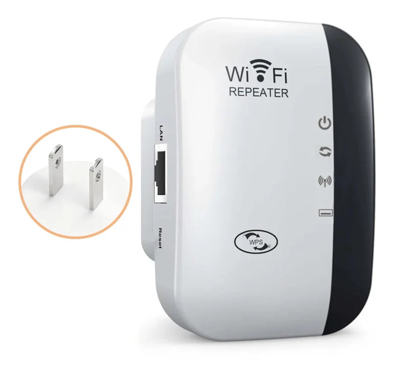 Wifi Repeater Wireless Signal Amplifier Extended Network Enhancer EU US Home Router 300m Thro
