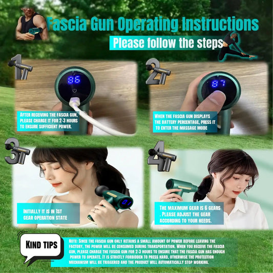 Mini Muscle Massage Gun Protable Body Massager
